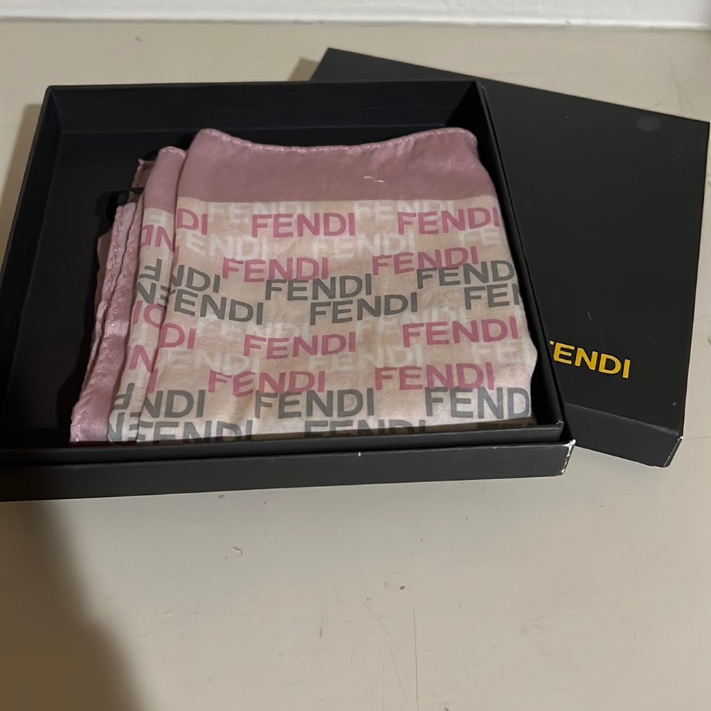FENDI. Square scarf